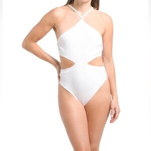 Zara Cutout Bodysuit White New